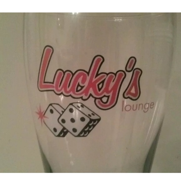 Lucky's Lounge Dice Craft 20 oz. Beer Glass - Picture 3 of 5